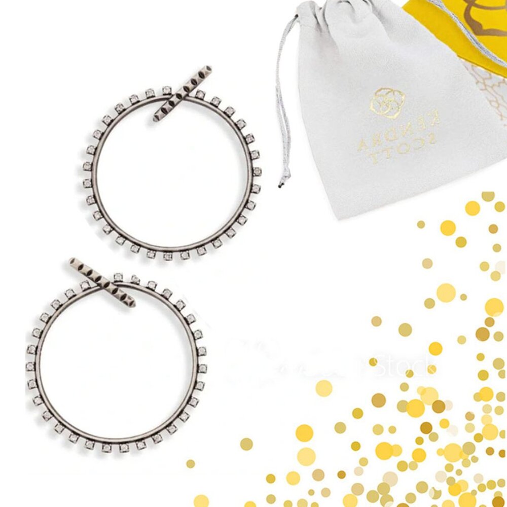 Kendra Scott Silver Charlie Grace Earrings